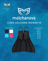 Molchanovs Core Silicone Monofin - The first freediving-specific silicone monofin.