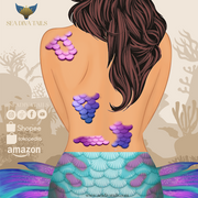 Mermaid Temporary Tattoo